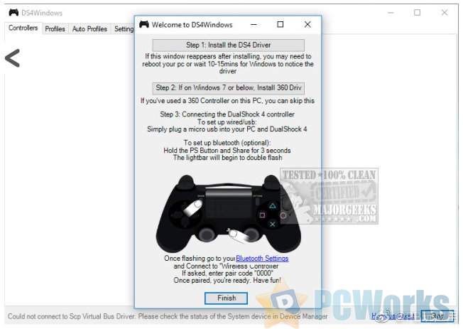 DS4Windows v3.0.18 – PC用PS4手柄驱动插图