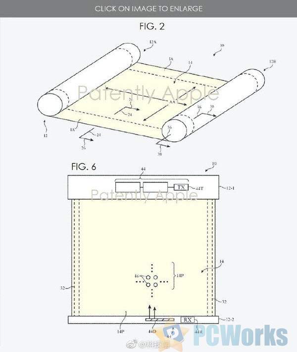 苹果新专利手机采用卷轴式屏幕！网友：看着很像圣旨