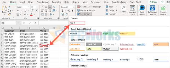 如何在 Microsoft Excel 中创建自定义边框