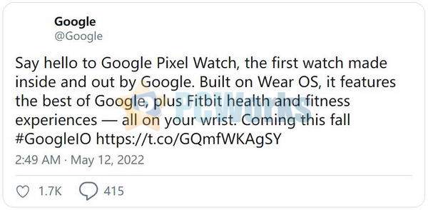 谷歌终于公布了Pixel Watch插图1